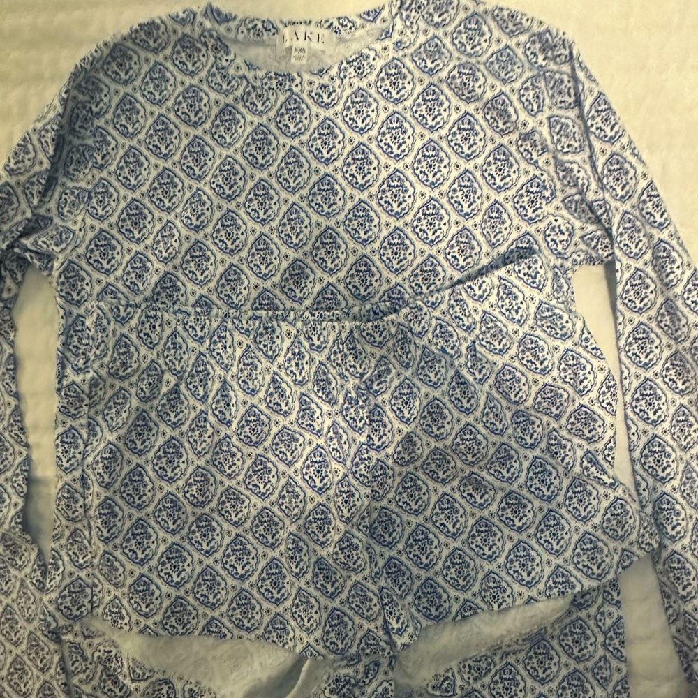 NWOT Lake XXS PJs